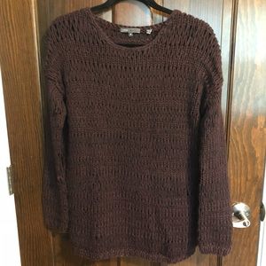 Vince. Loose knit burgundy sweater